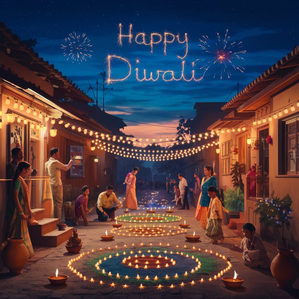 A Lazy Guide to Creating AI Images🎨 Diwali greeting