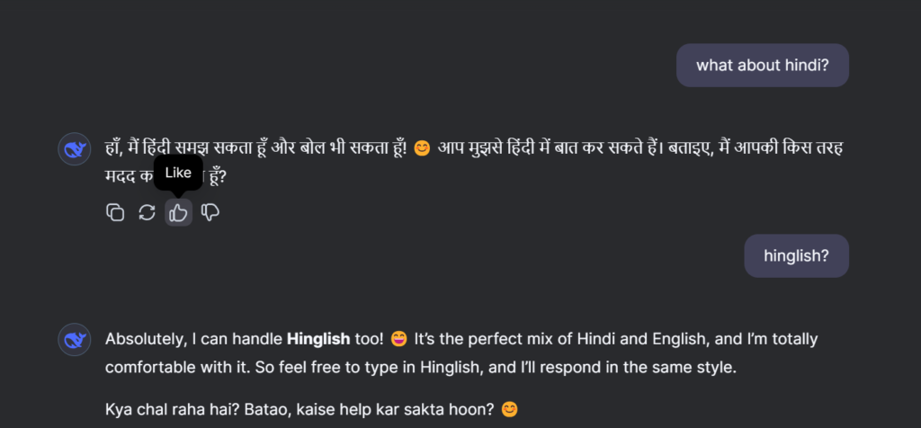 Can Deepseek V3 Understand Hindi and Other Languages? DeepSeek V3 is multilingual
